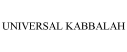 UNIVERSAL KABBALAH trademark
