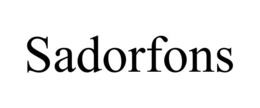 SADORFONS trademark