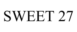 SWEET 27 trademark
