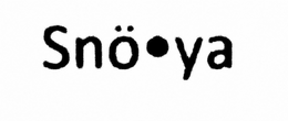 SNÖ·YA trademark