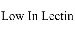 LOW IN LECTIN trademark