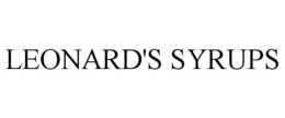 LEONARD'S SYRUPS trademark