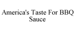 AMERICA'S TASTE FOR BBQ SAUCE trademark