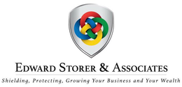 EDWARD STORER & ASSOCIATES SHIELDING, PROTECTING, GROWING YOUR BUSINESS AND YOUR WEALTH trademark