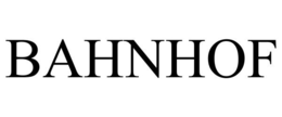 BAHNHOF trademark