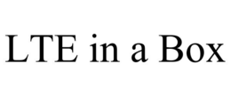 LTE IN A BOX trademark