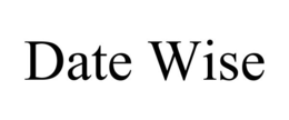 DATE WISE trademark