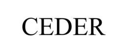 CEDER trademark