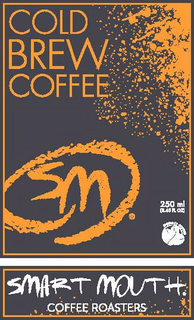 COLD BREW COFFEE SMART MOUTH COFFEE ROASTERS SM 250ML trademark