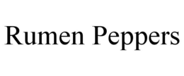 RUMEN PEPPERS trademark