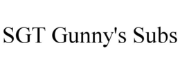 SGT GUNNY'S SUBS trademark