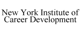 NEW YORK INSTITUTE OF CAREER DEVELOPMENT trademark