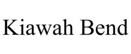 KIAWAH BEND trademark