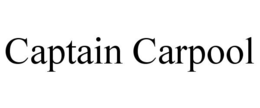 CAPTAIN CARPOOL trademark
