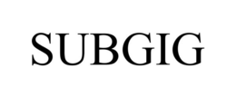 SUBGIG trademark