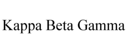 KAPPA BETA GAMMA trademark