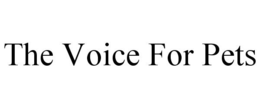 THE VOICE FOR PETS trademark