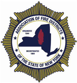 ASSOCIATION OF FIRE DISTRICTS OF THE STATE OF NEW YORK INCORPORATED 1964 ORGANIZED 1944 trademark