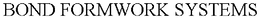 BOND FORMWORK SYSTEMS trademark