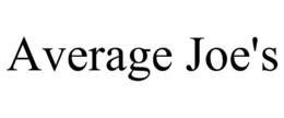 AVERAGE JOE'S trademark