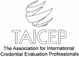 TAICEP THE ASSOCIATION FOR INTERNATIONAL CREDENTIAL EVALUATION PROFESSIONALS trademark