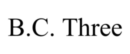 B.C. THREE trademark