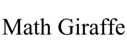 MATH GIRAFFE trademark