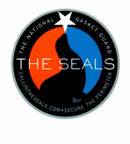 THE SEALS THE NATIONAL GASKET GUARD CALLINTHESEALS.COM SECURE THE PERIMETER trademark
