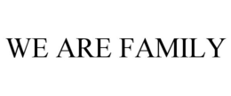 WE ARE FAMILY trademark