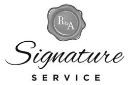 RBA SIGNATURE SERVICE trademark