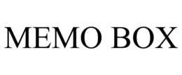MEMO BOX trademark