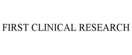 FIRST CLINICAL RESEARCH trademark