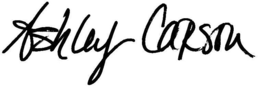 ASHLEY CARSON trademark