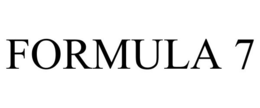 FORMULA 7 trademark
