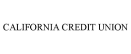 CALIFORNIA CREDIT UNION trademark