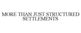 MORE THAN JUST STRUCTURED SETTLEMENTS trademark