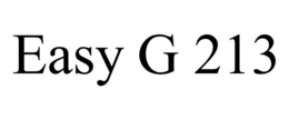 EASY G 213 trademark