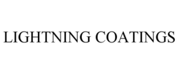 LIGHTNING COATINGS trademark