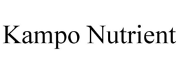 KAMPO NUTRIENT trademark