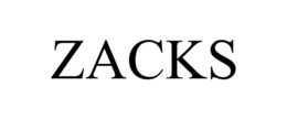 ZACKS trademark