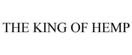 THE KING OF HEMP trademark