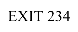 EXIT 234 trademark