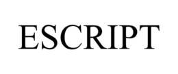 ESCRIPT trademark