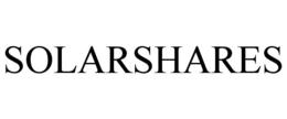 SOLARSHARES trademark