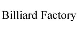 BILLIARD FACTORY trademark