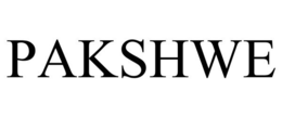 PAKSHWE trademark
