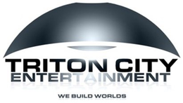 TRITON CITY ENTERTAINMENT WE BUILD WORLDS trademark