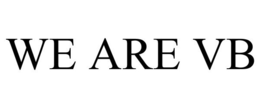 WE ARE VB trademark
