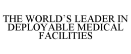 THE WORLD'S LEADER IN DEPLOYABLE MEDICAL FACILITIES trademark