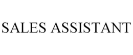 SALES ASSISTANT trademark